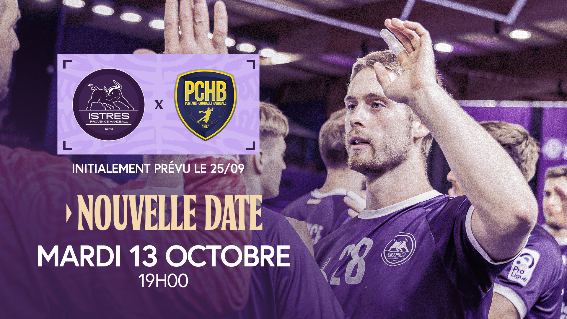 Istres-Pontault : Nouvelle date – mardi 13 octobre